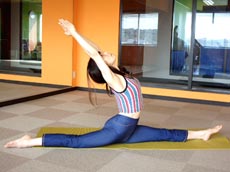 anjaneyasana�O�����̃|�[�Y�̕ό`